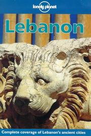 Cover of: Lonely Planet Lebanon