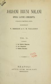 Cover of: Opera Latine conscripta