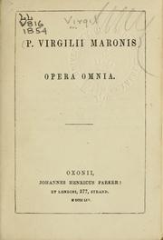 Cover of: Opera omnia.
