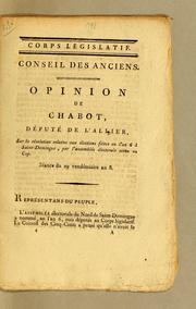 Cover of: Opinion