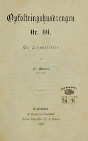 Opfostringshusdrengen nr. 101 by Fr Meisler