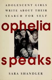 Cover of: Ophelia speaks | Sara Shandler