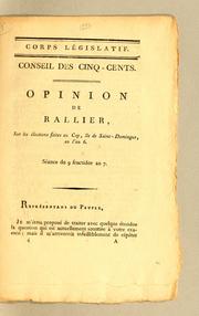 Cover of: Opinion