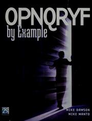 Cover of: OPNQRYF by example
