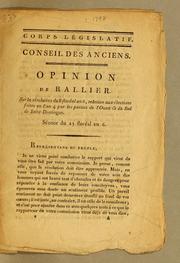 Cover of: Opinion