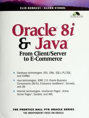 Cover of: Oracle 8i and Java by Elio Bonazzi