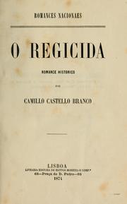 Cover of: O regicida: romance istorico.