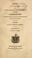 Cover of: Order of both branches of the legislature of Massachusetts to appoint commissioners to investigate the causes of the difficulties in the county of Lincoln