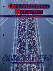 Cover of: Organizational behavior by Joyce Osland
