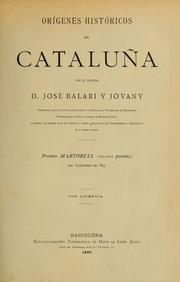 Cover of: Orígenes históricos de Cataluña.