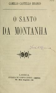 Cover of: O santo da montanha