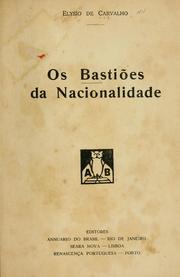 Cover of: Os bastiões da nacionalidade