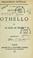 Cover of: Othello.