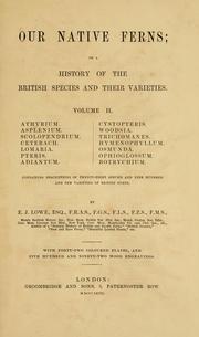 Cover of: Our native ferns; or, A history of the British species and their varieties. by Edward Joseph Lowe