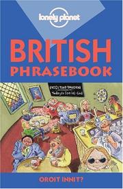 Cover of: Lonely Planet British Phrasebook (Lonely Planet Phrasebooks) by Elizabeth Bartsch-Parker, Roibeard O'Maolalaigh, Stephen Burger