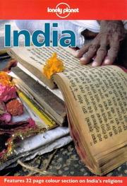 Cover of: Lonely Planet India (7th ed) by Bryn Thomas, David Collins, Rob Flynn, Christine Niven, Sarina Singh, Dani Valent