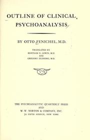 Cover of: Fenichel