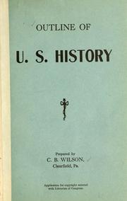 Cover of: Outline of U. S. history