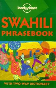 Cover of: Swahili phrasebook