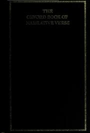 Cover of: The Oxford book of narrative verse