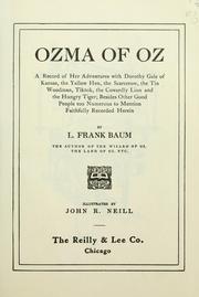 Cover of: Ozma of Oz by L. Frank Baum