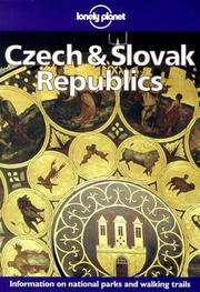 Cover of: Lonely Planet Czech & Slovak Republics (2nd ed)