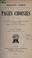 Cover of: Pages choisies