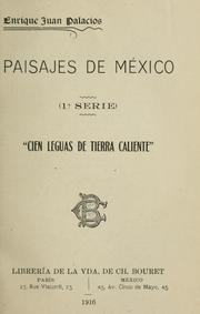 Paisajes de México by Palacios, Enrique Juan