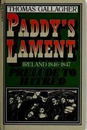 Cover of: Paddy's lament by Thomas Michael Gallagher