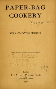 Cover of: Paper-bag cookery: with nearly two hundred recipes