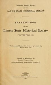 Cover of: Papers in Illinois history and transactions.