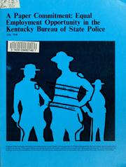 Cover of: A paper commitment by United States Commission on Civil Rights. Kentucky Advisory Committee.