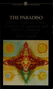 Cover of: The Paradiso. by Dante Alighieri