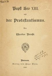 Papst Leo XIII und der Protestantismus by Theodor Brecht
