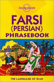Cover of: Farsi (Persian) phrasebook by Yavar Dehghani
