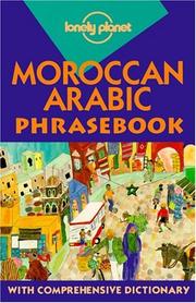 Cover of: Moroccan Arabic phrasebook