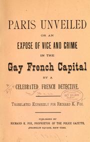 Cover of: Paris unveiled by G. Macé
