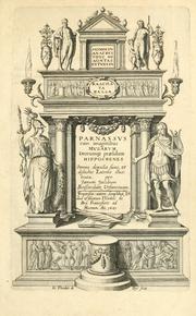 Cover of: Parnassvs cum imaginibus mvsarvm deorumq[ue] praesidum Hippocrenes: omnia depicta sunt, & distichis latinis illustrata