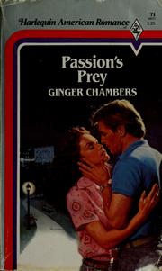 Cover of: Passion's prey by Ginger Chambers