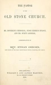 The pastor of the old stone church by Beriah B. Hotchkin