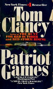 Cover of: Patriot Games by Tom Clancy.