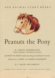 Cover of: Peanuts the pony.