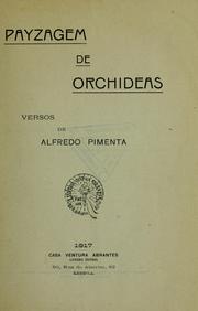Cover of: Payzagem de orchideas: versos