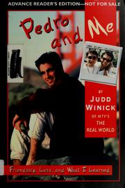 Cover of: Pedro and me by Judd Winick