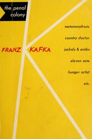 Cover of: the penal colony by Franz Kafka