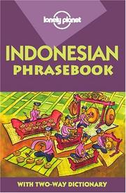 Cover of: Lonely Planet Indonesian Phrasebook