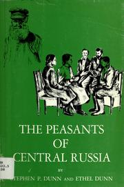 Cover of: The peasants of central Russia