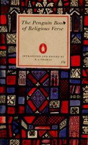 Cover of: The Penguin book of religious verse