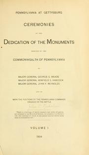 Cover of: Pennsylvania at Gettysburg by Pennsylvania. Gettysburg Battlefield Commission