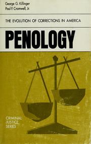 Cover of: Penology by George Glenn Killinger